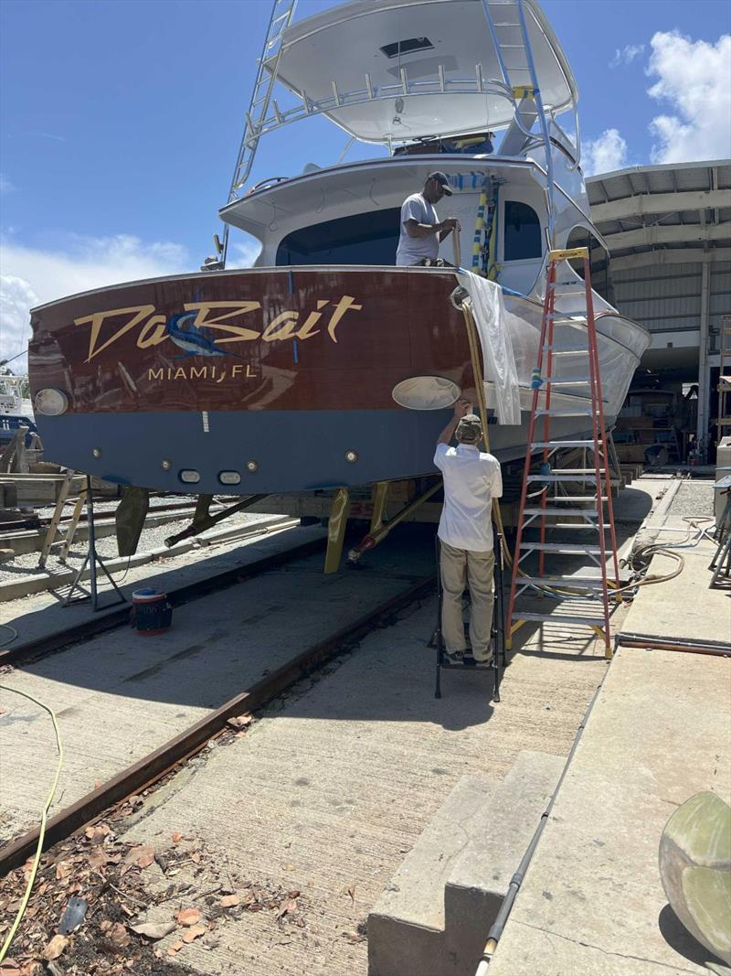 Hull #9 - Launch 1 - photo © Michael Rybovich & Sons