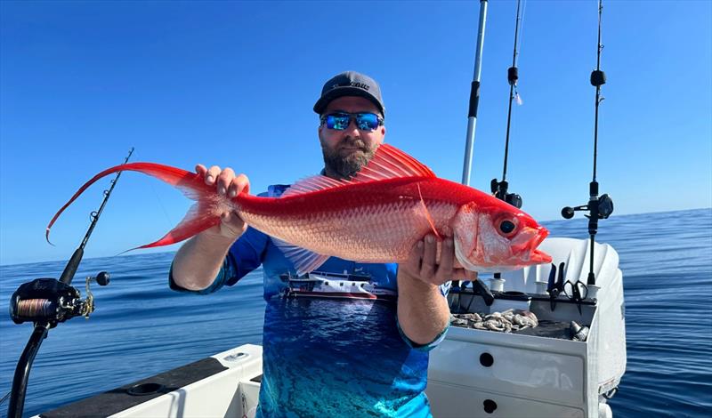 Clint Parker took the fam deep dropping and picked up a few flamies amongst a great mixed catch from the deep - photo © Fisho's Tackle World Hervey Bay