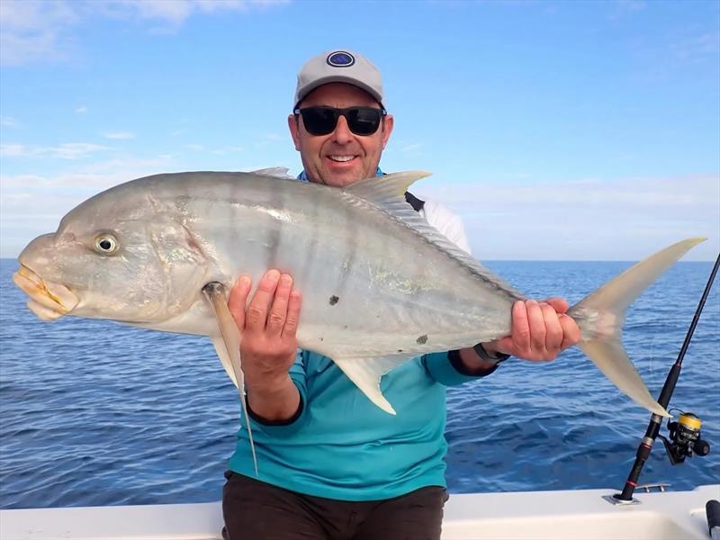 Fraser Guided Fishing clients spend much of their day jigging for trevs and snapper in winter - photo © Fisho's Tackle World Hervey Bay