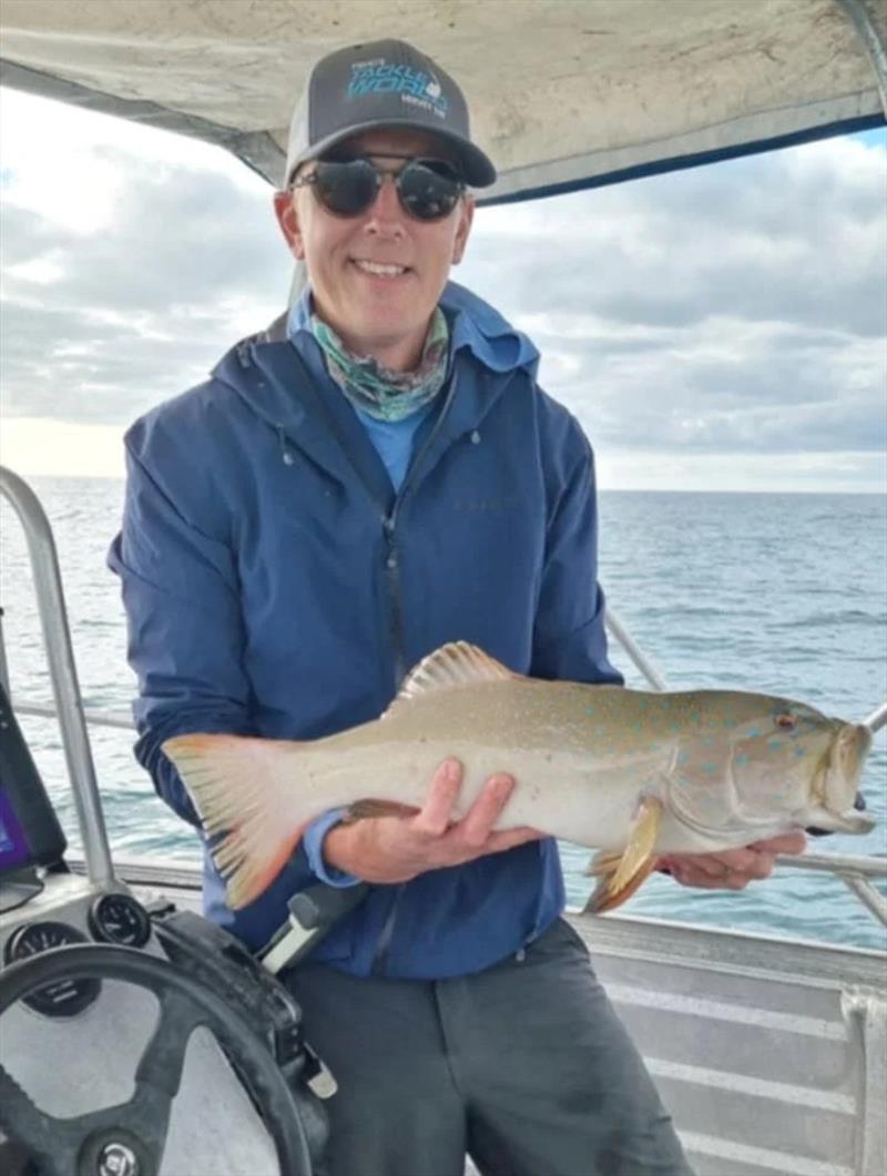 Andy fished inshore and picked up this lovely trout for dinner - photo © Fisho's Tackle World Hervey Bay