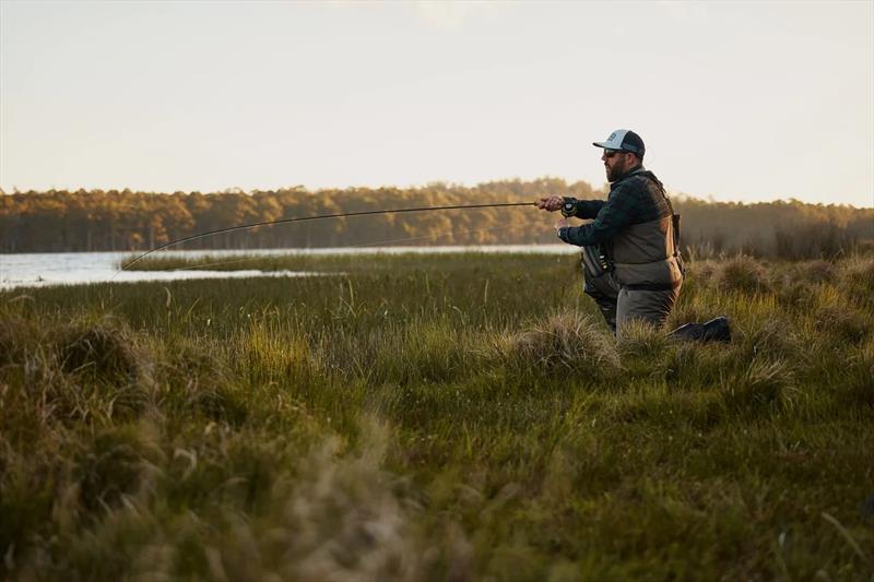 Stalking frog feeders at Penstock - photo © Spot On Fishing Hobart