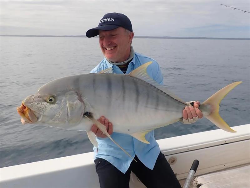 Big golden trevally are a common catch when fishing with Fraser Guided Fishing - photo © Fisho's Tackle World Hervey Bay