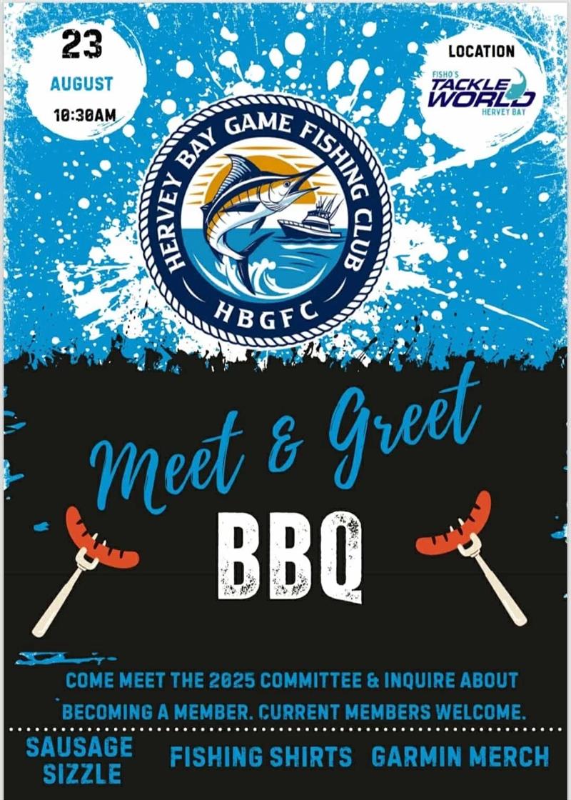 Anyone keen to get into game fishing is welcome to join the HBGFC members for the BBQ above photo copyright Fisho's Tackle World Hervey Bay taken at  and featuring the Fishing boat class