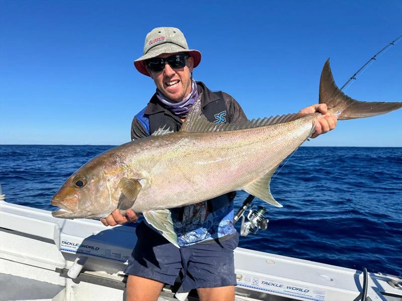 Expect to get stretched if you trip over the AJs offshore. There are plenty out there from the shoals to the shelf photo copyright Fisho's Tackle World Hervey Bay  taken at  and featuring the Fishing boat class