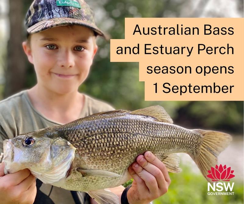 It's Australian Bass and Estuary Perch Season! photo copyright NSW DPIRD taken at  and featuring the Fishing boat class