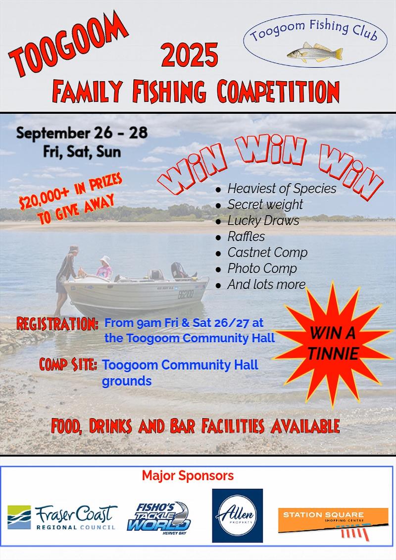 Race out to Toogoom and enter the kids in the Toogoom Fishing Club's annual comp. Fun times assured and the chance to win many prizes - photo © Fisho's Tackle World Hervey Bay