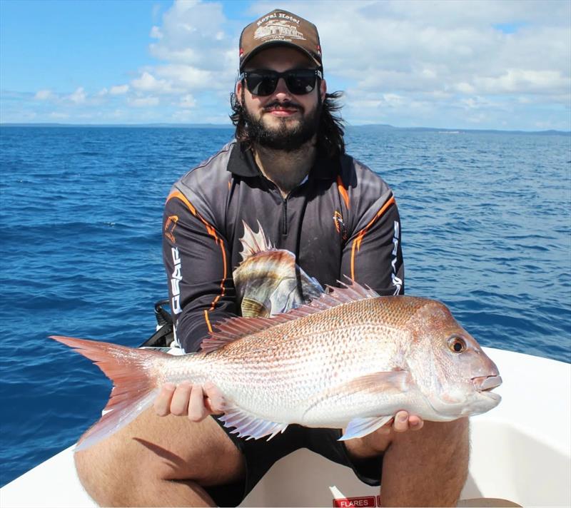You can still find snapper in the bay. There will be some close inshore, but many more in the central & northern bay - photo © Fisho's Tackle World Hervey Bay