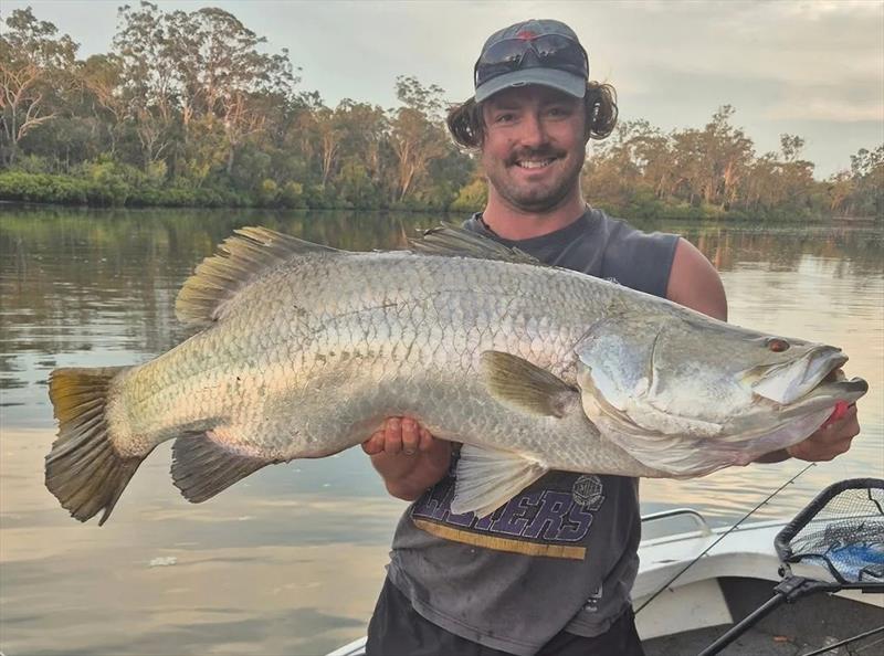 Big salty barra like this one of Ben's have drawn plenty of interest. You have less than two weeks to get amongst them before the closure - photo © Fisho's Tackle World Hervey Bay