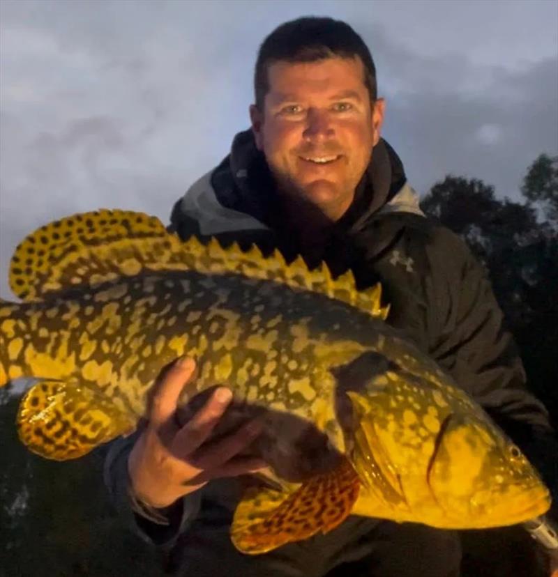 Ryan Sanders has a habit of catching juvie Qld groper down the Great Sandy Straits - photo © Fisho's Tackle World Hervey Bay