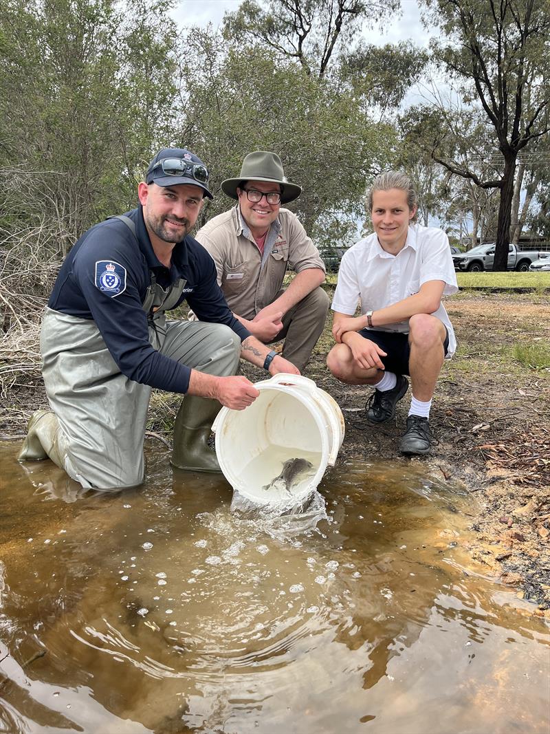 Kennington Reservoir photo copyright Victorian Fisheries Authority taken at  and featuring the Fishing boat class