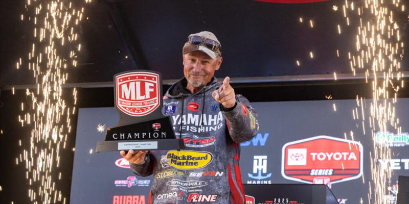 Roger Fitzpatrick wins 2025 Toyota Series Championship photo copyright Rob Matsuura / Major League Fishing taken at  and featuring the Fishing boat class
