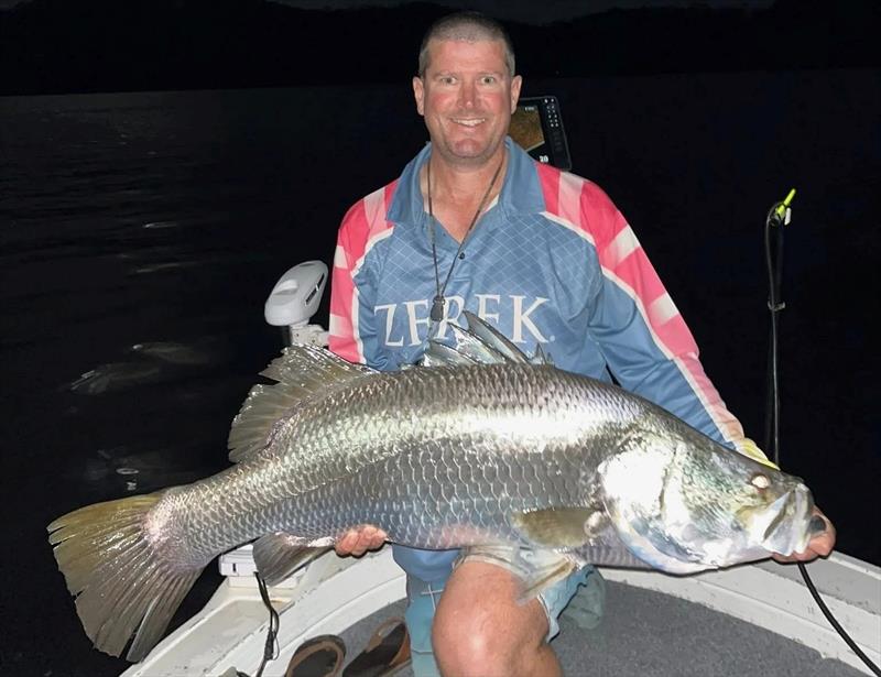 The night bite is the best on Lake Monduran at present, as Ryan can attest. Heat and stormy weather will have them on fire again next week photo copyright Fisho's Tackle World Hervey Bay taken at  and featuring the Fishing boat class