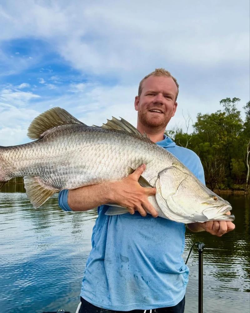 Andrew has been back to Mondy catching barra again - photo © Fisho's Tackle World Hervey Bay 