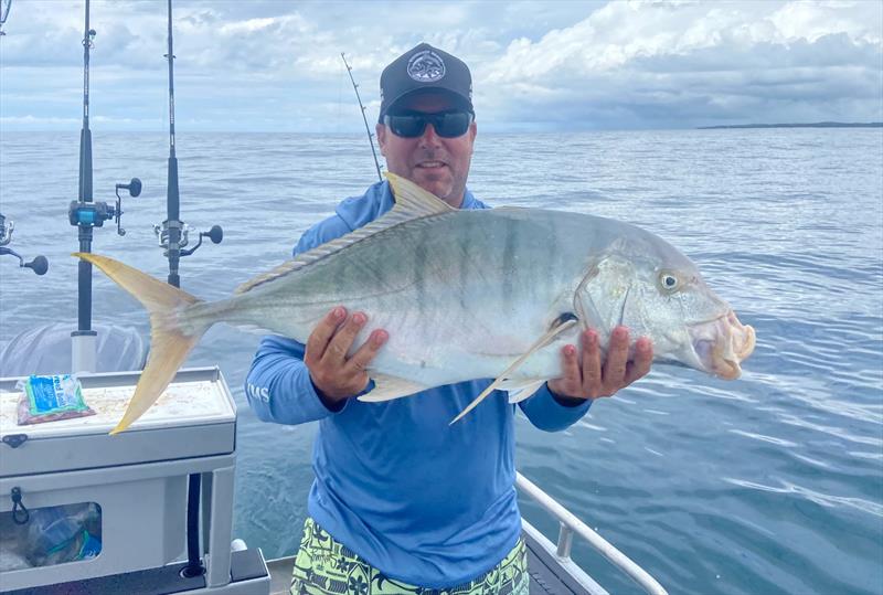 Michael Reader found some goldies on a recent bay mission photo copyright Fisho's Tackle World Hervey Bay taken at  and featuring the Fishing boat class