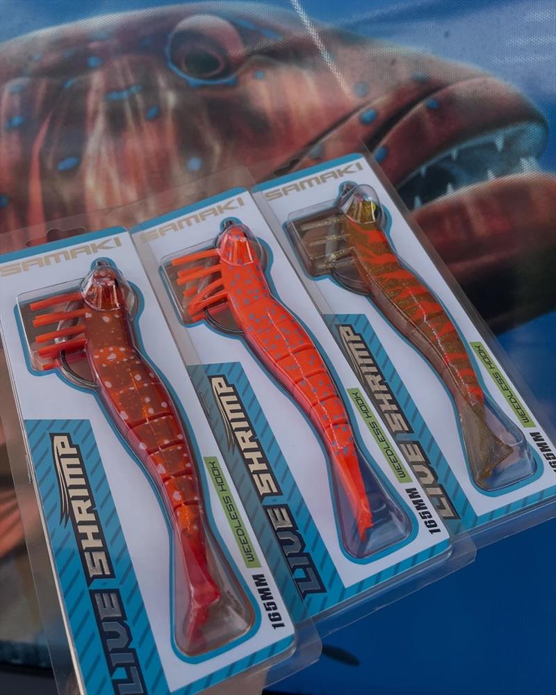 Samaki have just released their 165mm version of the ultra-popular Live Shrimp. A bigger lure for even bigger fish, with more range still on the way - photo © Fisho's Tackle World Hervey Bay