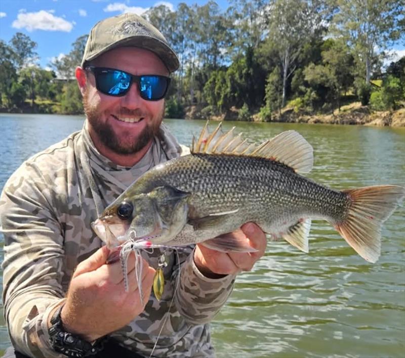 Damien Lane (Damo) is our other new staffer at Fishos. He has skippered local charter vessels and loves all things fishing, including bass photo copyright Fisho's Tackle World Hervey Bay taken at  and featuring the Fishing boat class
