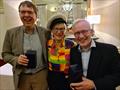 © DBSC Adrian Cooper (L) and Joe McNamara (R), 3rd Overall Silver Fleet - Dun Laoghaire Flying Fifteen fleet prize-giving 2022 © DBSC