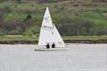 Scott Train and Anne Stewart on their way to winning the Solway Yacht Club's Easter River Races series in their immaculate Flying Fifteen © Margaret Purkis