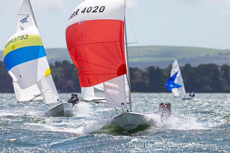 2024 International Paint Poole Regatta Day 2 photo copyright David Harding / www.sailingscenes.com taken at Parkstone Yacht Club and featuring the Flying Fifteen class