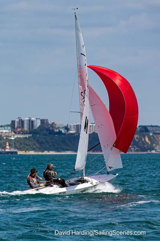 Flying Fifteen Southerns at Parkstone photo copyright David Harding / www.sailingscenes.com taken at Parkstone Yacht Club and featuring the Flying Fifteen class