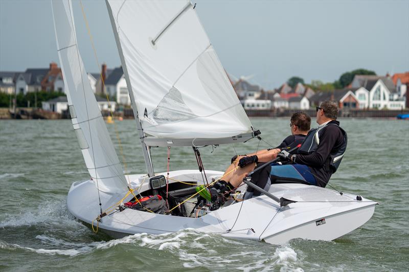 Flying Fifteen sailing on the river Crouch during 2023 Open Meeting at Royal Corinthian Yacht Club photo copyright Petru Balau Sports Photography / sports.hub47.com taken at Royal Corinthian Yacht Club, Burnham and featuring the Flying Fifteen class