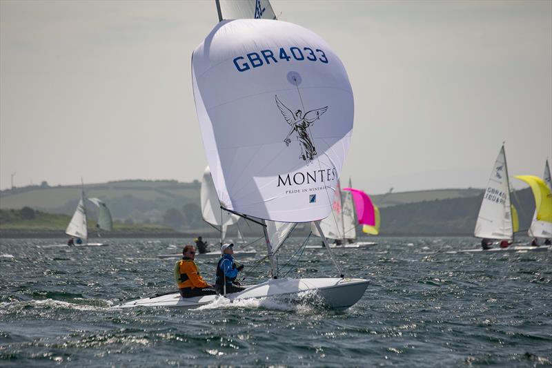 Justin Waples and Jackie McKellar during Flying Fifteen National Championships 2024 photo copyright Simon McIlwaine / www.wavelengthimage.com taken at Royal Corinthian Yacht Club, Burnham and featuring the Flying Fifteen class