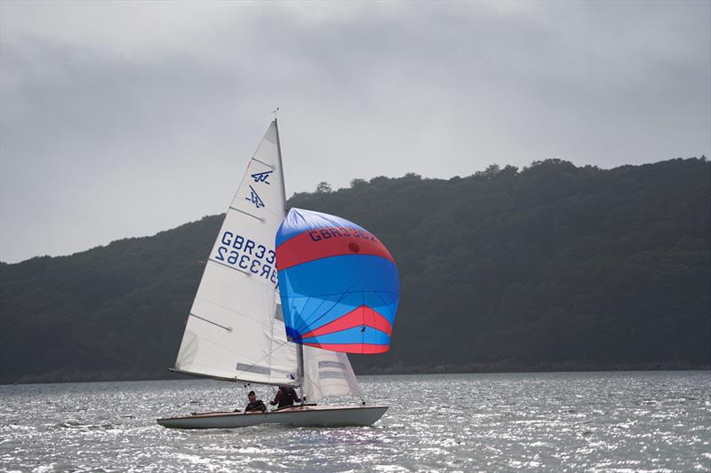 Overall winners of HCP1 Fleet, Scott Train and Anne Stewart (Flying Fifteen) - Kippford Week at Solway photo copyright Finlay Train taken at Solway Yacht Club and featuring the Flying Fifteen class