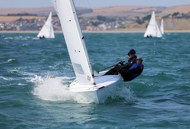 Race 4 - AUS 4105 upwind on day 2 of the 2025 Flying Fifteen Worlds at the WPNSA - photo © Mark Jardine