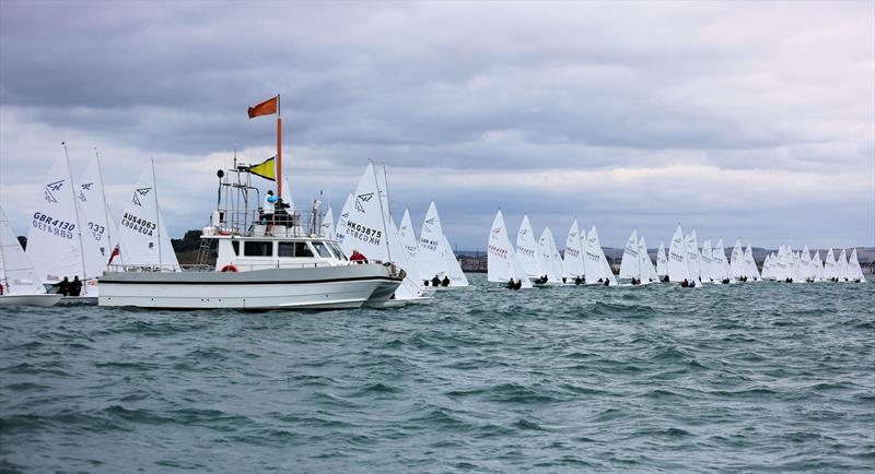 Race 8 start - general recall on day 4 of the 2025 Flying Fifteen Worlds at the WPNSA - photo © Mark Jardine