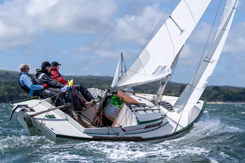 2024 International Paint Poole Regatta Day 2 photo copyright Ian Roman / International Paint Poole Regatta taken at Parkstone Yacht Club and featuring the Folkboat class