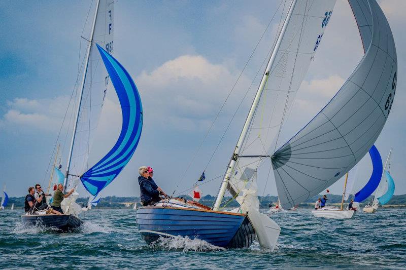 Taittinger Royal Solent Yacht Club Regatta photo copyright Tim Jeffreys taken at Royal Solent Yacht Club and featuring the Folkboat class