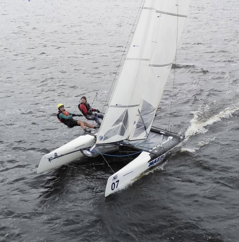 F18 Adriana and Leonardo photo copyright SailsOnSwan taken at Nedlands Yacht Club and featuring the Formula 18 class