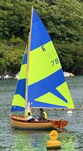 Brand new FR 78 ‘Skylark' during the Fowey River Dinghy Championship © Jane Spencer