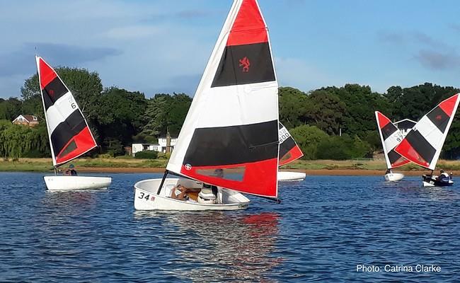 Foxer racing at Hamble River Sailing Club - photo © Catrina Clarke