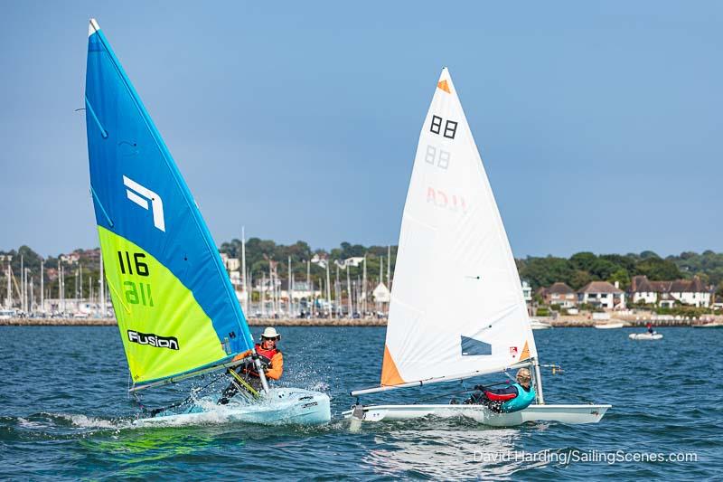 Slow Handicap - Fusion and ILCA 4, on Bournemouth Digital Poole Week 2024 Day 3 photo copyright David Harding / www.sailingscenes.com taken at Parkstone Yacht Club and featuring the Fusion class