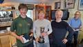 Chris and Olin Bateman finish 2nd in the GP14 Championship of Ireland at Newtownards Sailing Club © Bob Torrens