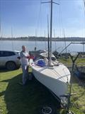 Max Odell preparing his GP14 for the event at Northampton Sailing Club © Isaac Marsh