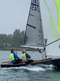 Adam and Tim McGovern during the GP14 Masters Championship at South Cerney © SCSC