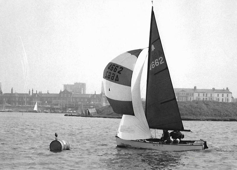 The GP14 of the winning West Lancs 24 Hour Race team in 1967 - photo © WLYC