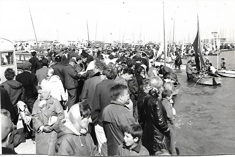 At the West Lancs 24 Hour Race finish in 1968 - photo © WLYC