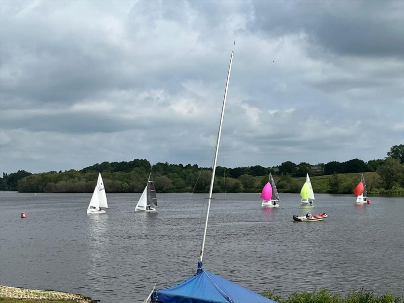 GP14 National Youth Championship 2024 at Winsford Flash photo copyright Russell Page taken at Winsford Flash Sailing Club and featuring the GP14 class