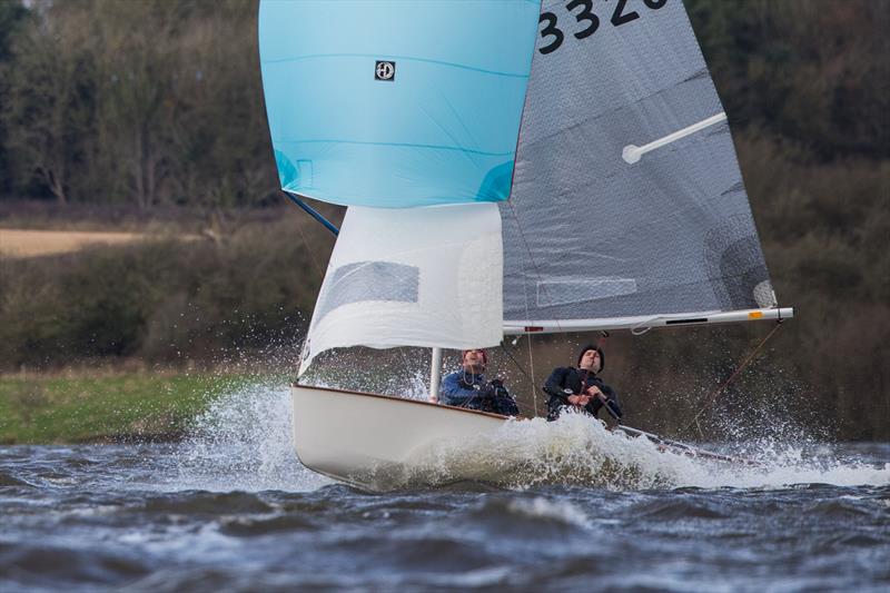 Blithfield Barrel week 2 was nearly cancelled due to Storm Darragh photo copyright Phil Silver taken at Blithfield Sailing Club and featuring the GP14 class