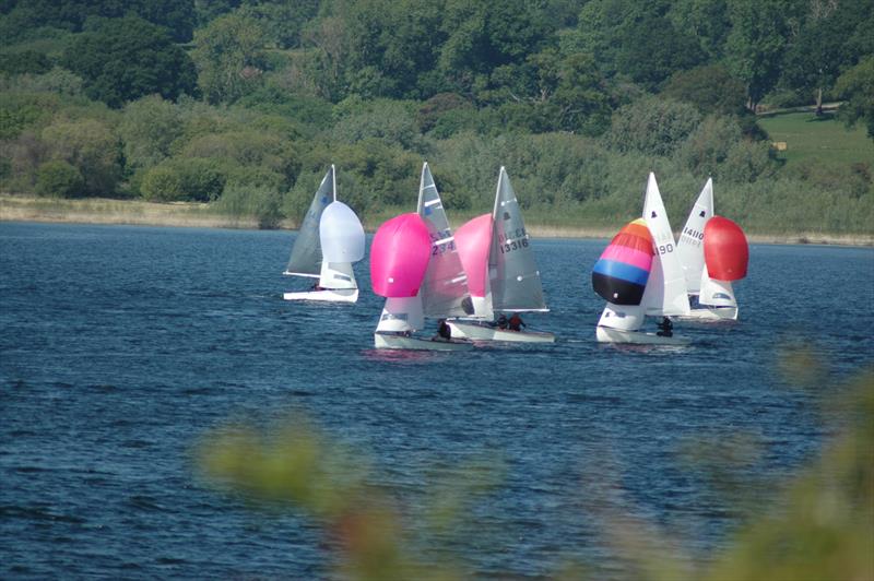 Llandegfedd GP14 Open photo copyright Robin Freeland, Dave Stevens & Vanessa Devereux taken at Llandegfedd Sailing Club and featuring the GP14 class