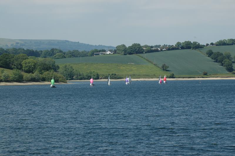 Llandegfedd GP14 Open photo copyright Robin Freeland, Dave Stevens & Vanessa Devereux taken at Llandegfedd Sailing Club and featuring the GP14 class