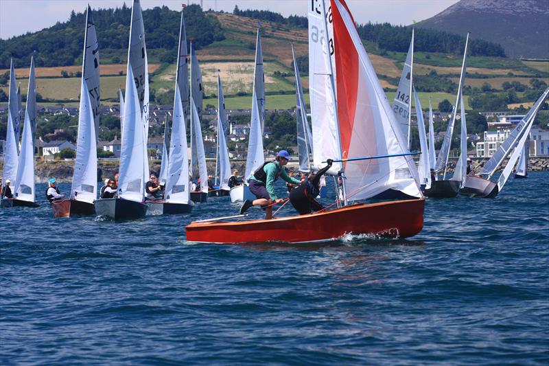 Denis Cully & Matthew Street during the GP14 Leinster Championship photo copyright Martin Fenwick & Paul Caffrey taken at Greystones Sailing Club and featuring the GP14 class