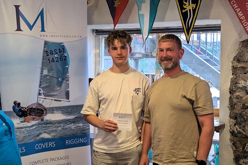 Keith and Mateo Louden - Ripe Craftinsure GP14 National Championship at Tenby day 1 - photo © Richard Craig / www.SailPics.co.uk