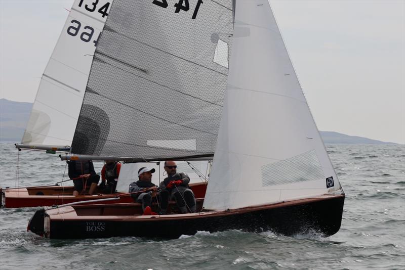 Runners up during the 2025 Doyle Sails GP14 Championship of Ireland at Rush Sailing Club - photo © Lauren O'Hare, Aisling Kelly & Andy Johnston