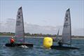 Rounding the top mark during the Hadron H2 Open at Christchurch © Russell New