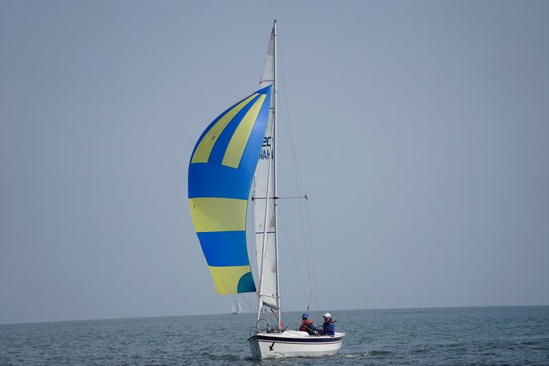 One of the Hawks going steadily - Kippford Week at Solway photo copyright Finlay Train taken at Solway Yacht Club and featuring the Hawk 20 class