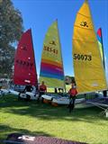 Jason, Cam & Suzzi at Nedlands Yacht Club © H14 class